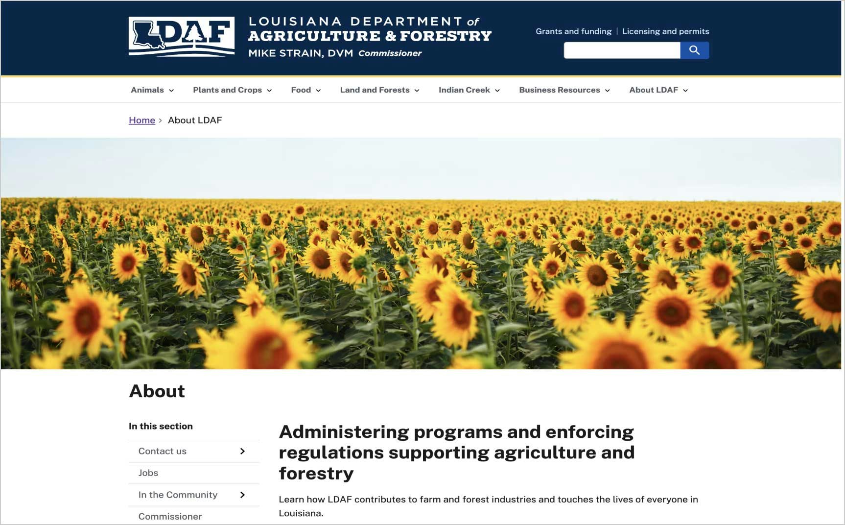 Louisiana Department of Agriculture and Forestry