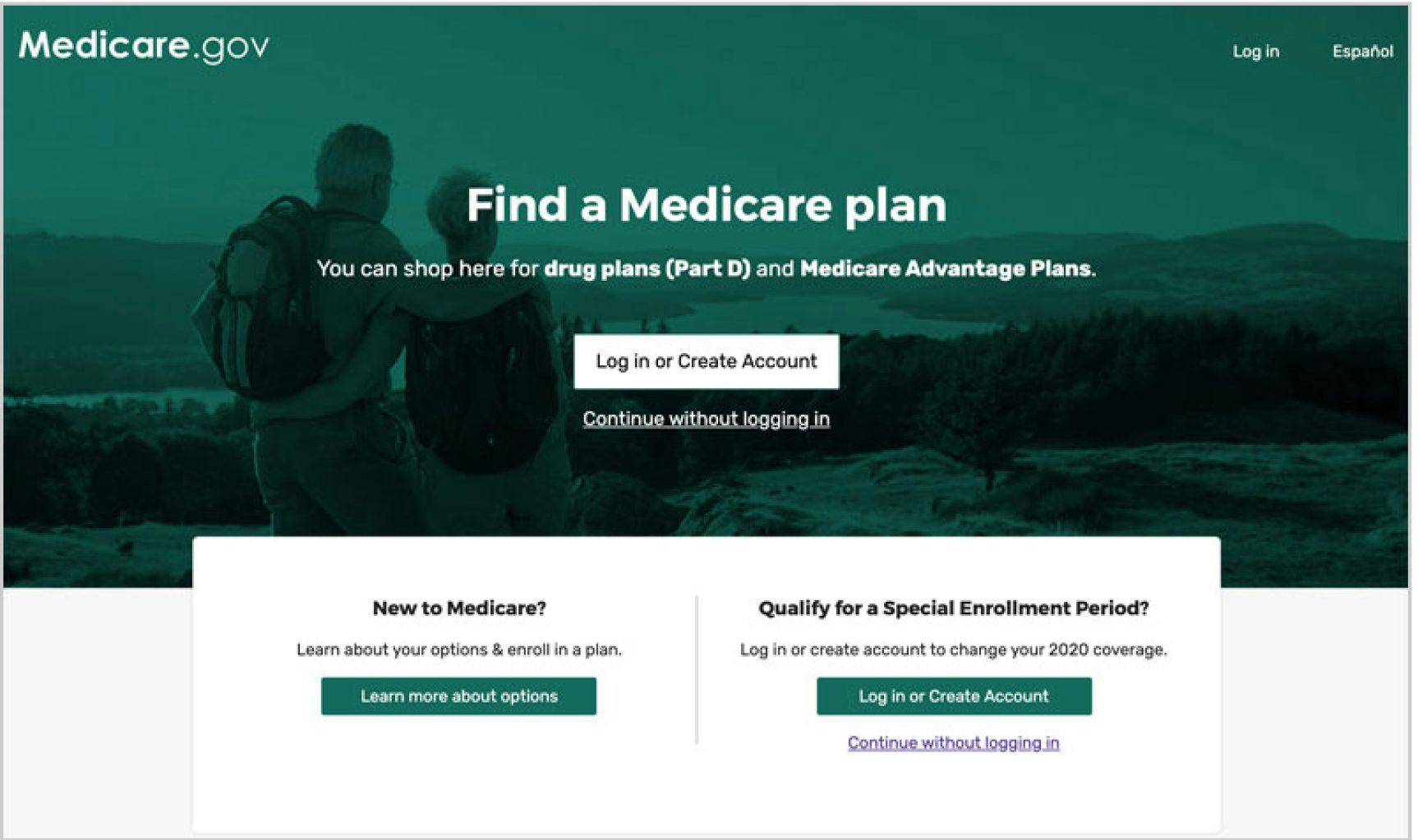 Medicare plan finder