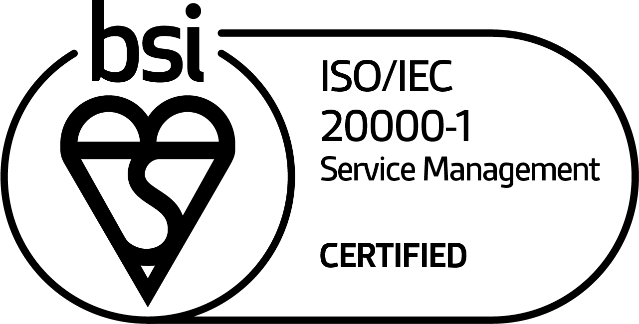 Certification logo for ISO/IEC 20000-1:2018